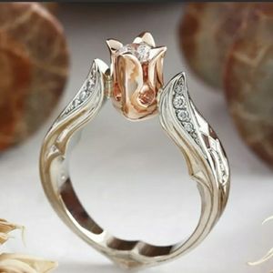 Two Tone Silver Ring